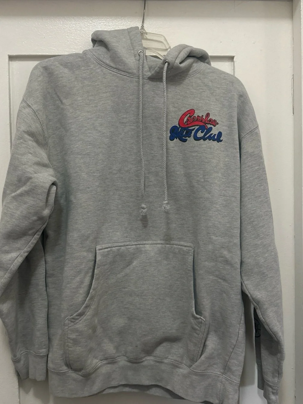 Crenshaw Skate Club Gray hoodie with Los Angeles Clippers collab